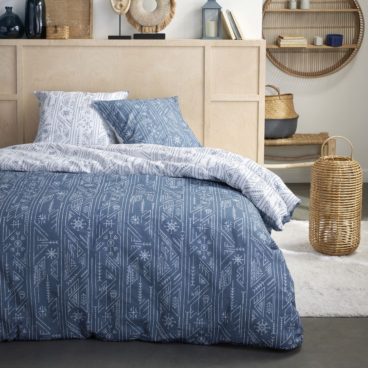 Juego de cama doble - today - sunshine 16.7 - 220 x 240 cm - 100% algodón estampado