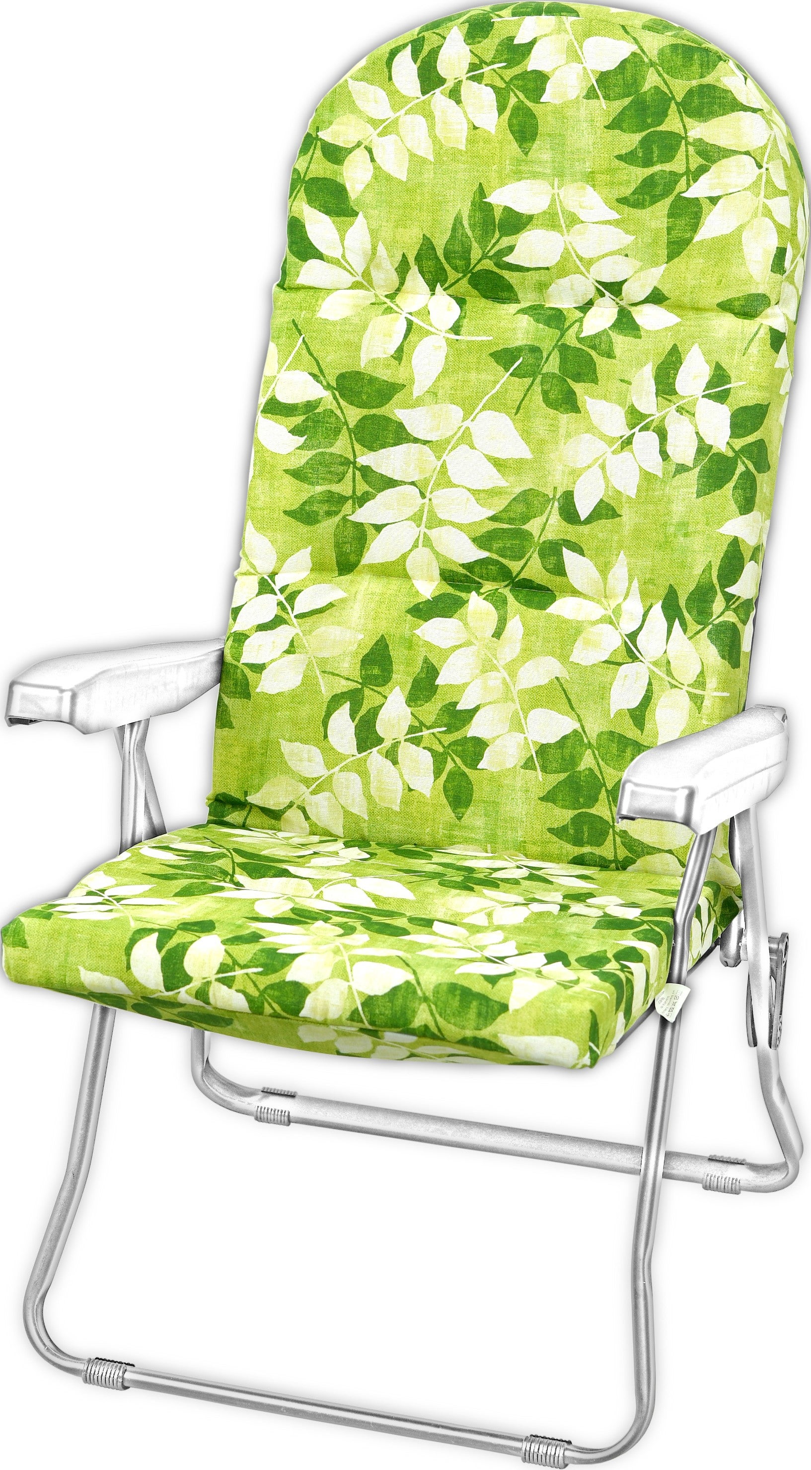 Poduszka na leżak bez podnóżka AMPO zielony biały 1 szt.