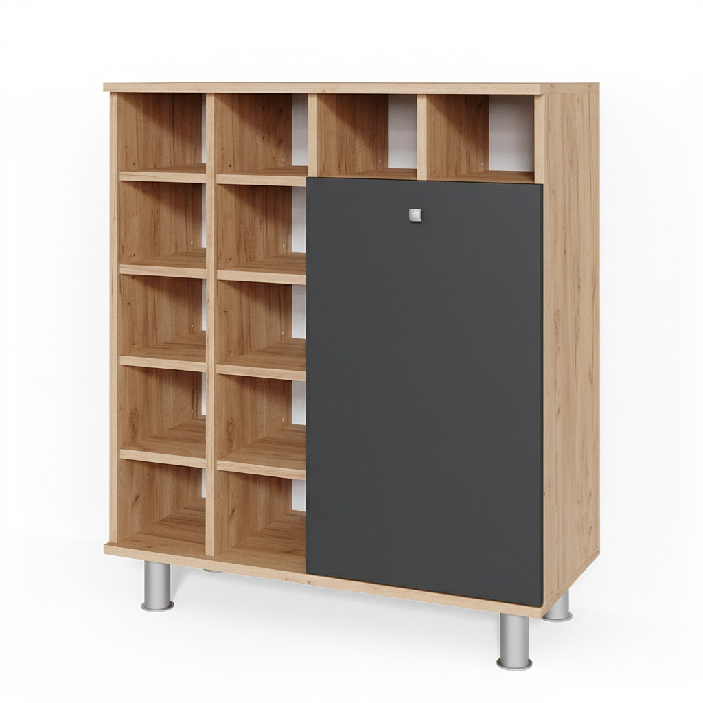 Vicco Szafka łazienkowa Fynn, Antracyt, 78.4 x 91.6 cm