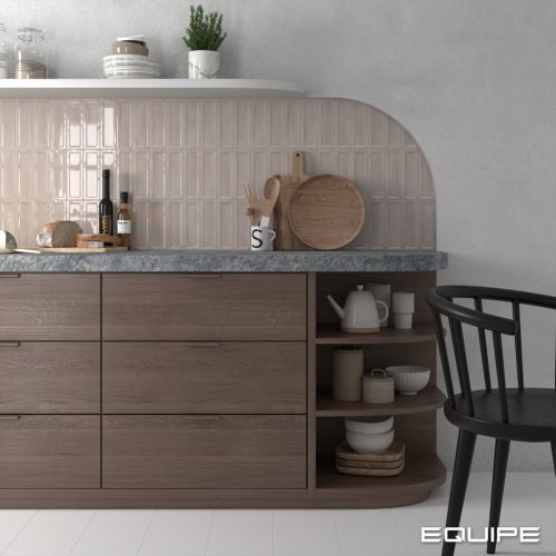 Faience Style Métro Beige ISLAND Dorian 6,5x20 3D | Leroy Merlin