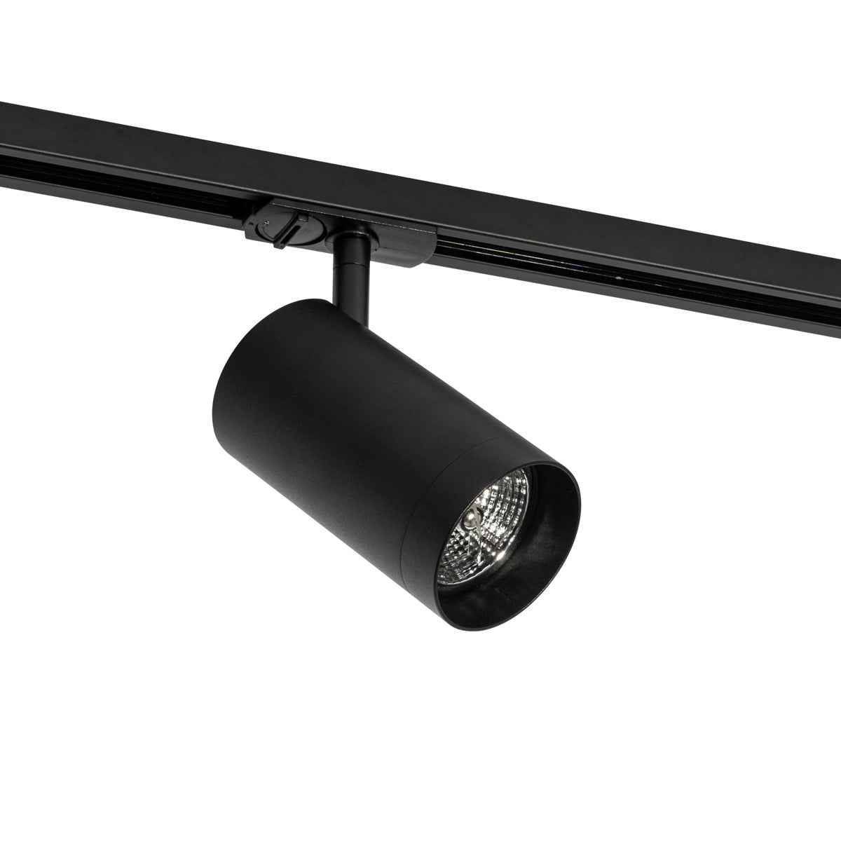 Qazqa moderne rail d éclairage - Iconic Jeana Luxe - noir, rond, max. 15w, gu10, 14cm, idéal pour la cuisine, le magasin et le - 9