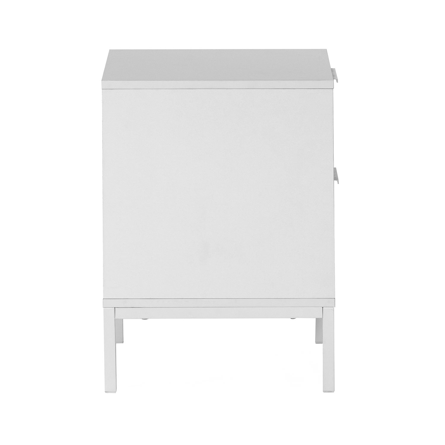 Mesita de noche Auri 2 cajones color Blanco - 5