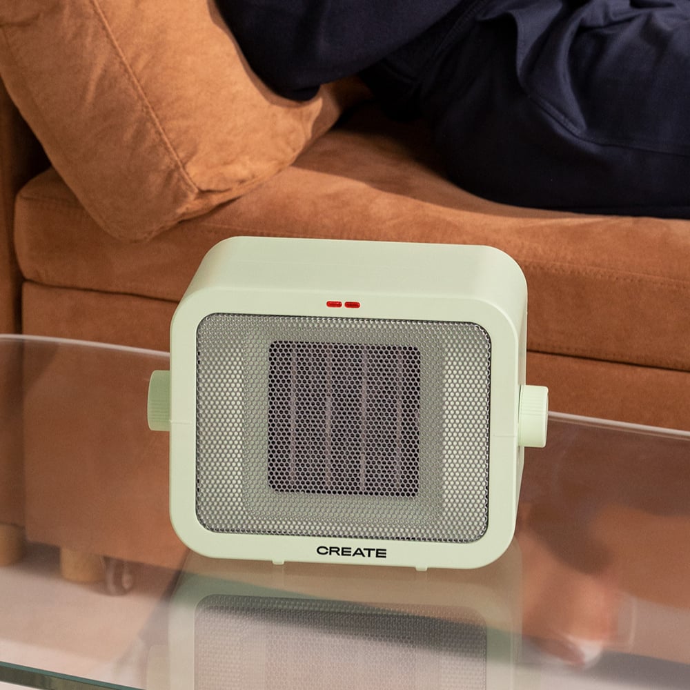 CREATE - WARM BOX - Grzejnik Ceramiczny do pokoju 1500W - Vert pastel