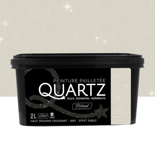 Peinture pailletée PIERRE DE LUNE Quartz Richard 2L