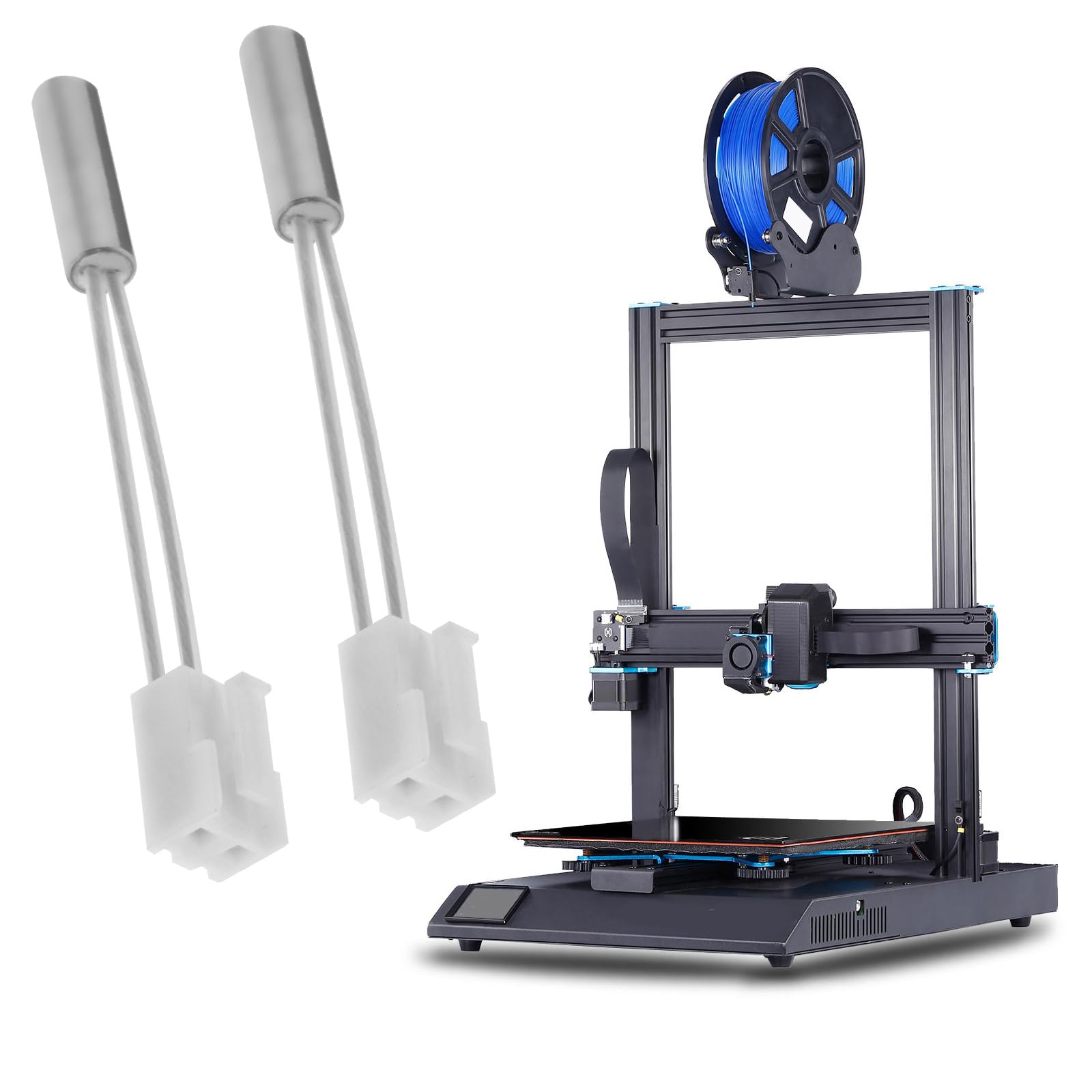 ECSiNG 2 tubi di riscaldamento dell'elemento cartuccia di riscaldamento compatibili con Artillery Sidewinder X1/Genius 24 V 64 W VH3.96 accessori per - 3