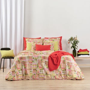 Set copripiumino con motivo floreale, con 2 federe e 1 set