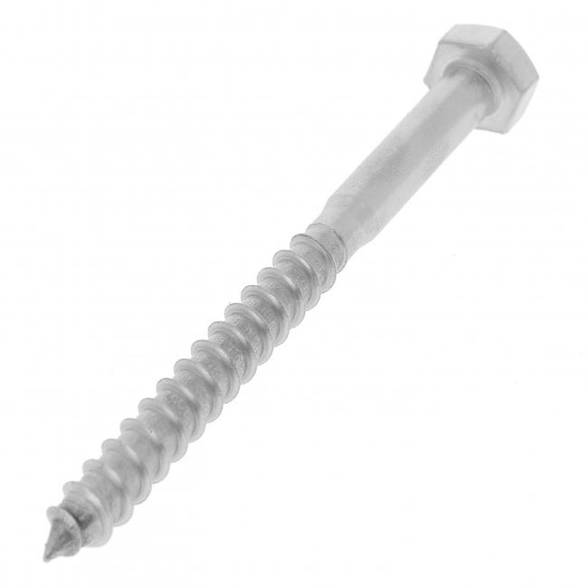 Tirefond tete hexagonale 10x80 inox a2 (boite de 25) 101-109113 Tirefond tete hexagonale 10x80 inox a2 (boite de 25) 101-109113