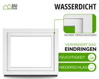 Finestra In PVC BauPLAZA Bianca - 70x90 Cm, Vetro Camera 4+24+4, Apertura Destra Girevole - Foto 4