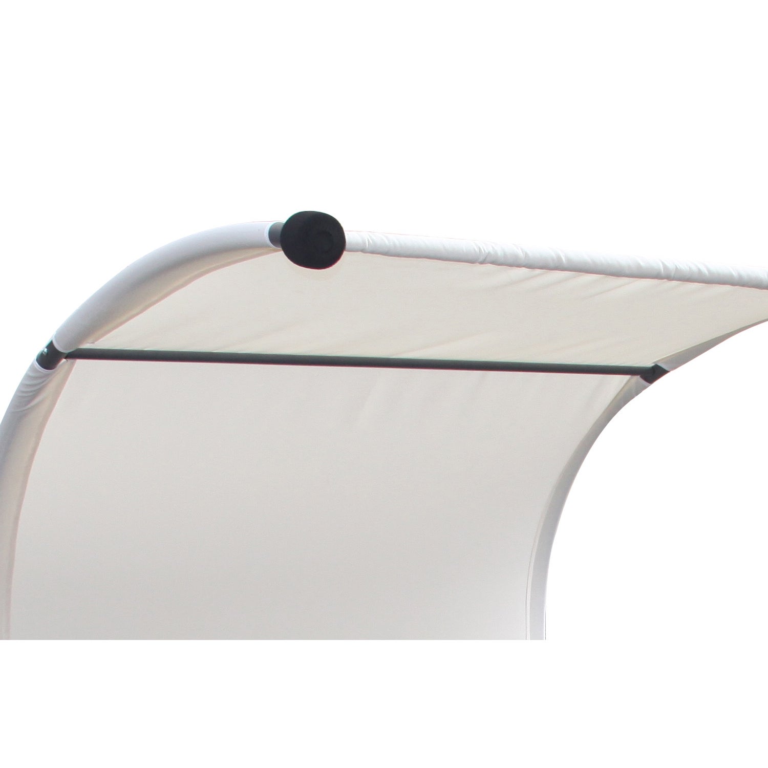 Transat double à bascule avec auvent noir et écru ESSAOUIRA - 7