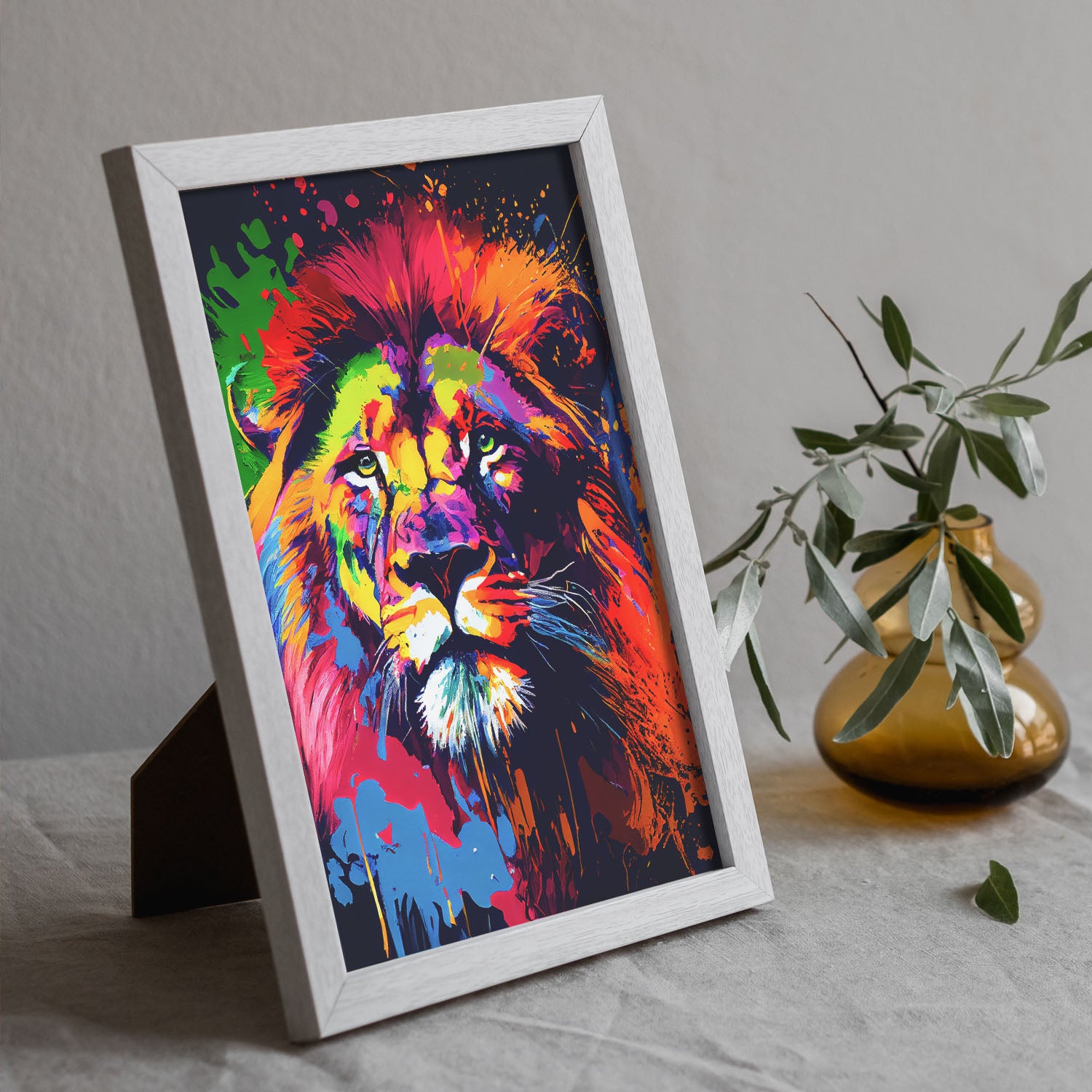 Nacnic Paresseux Illustration Animale Colorée Impressions D'affiches D