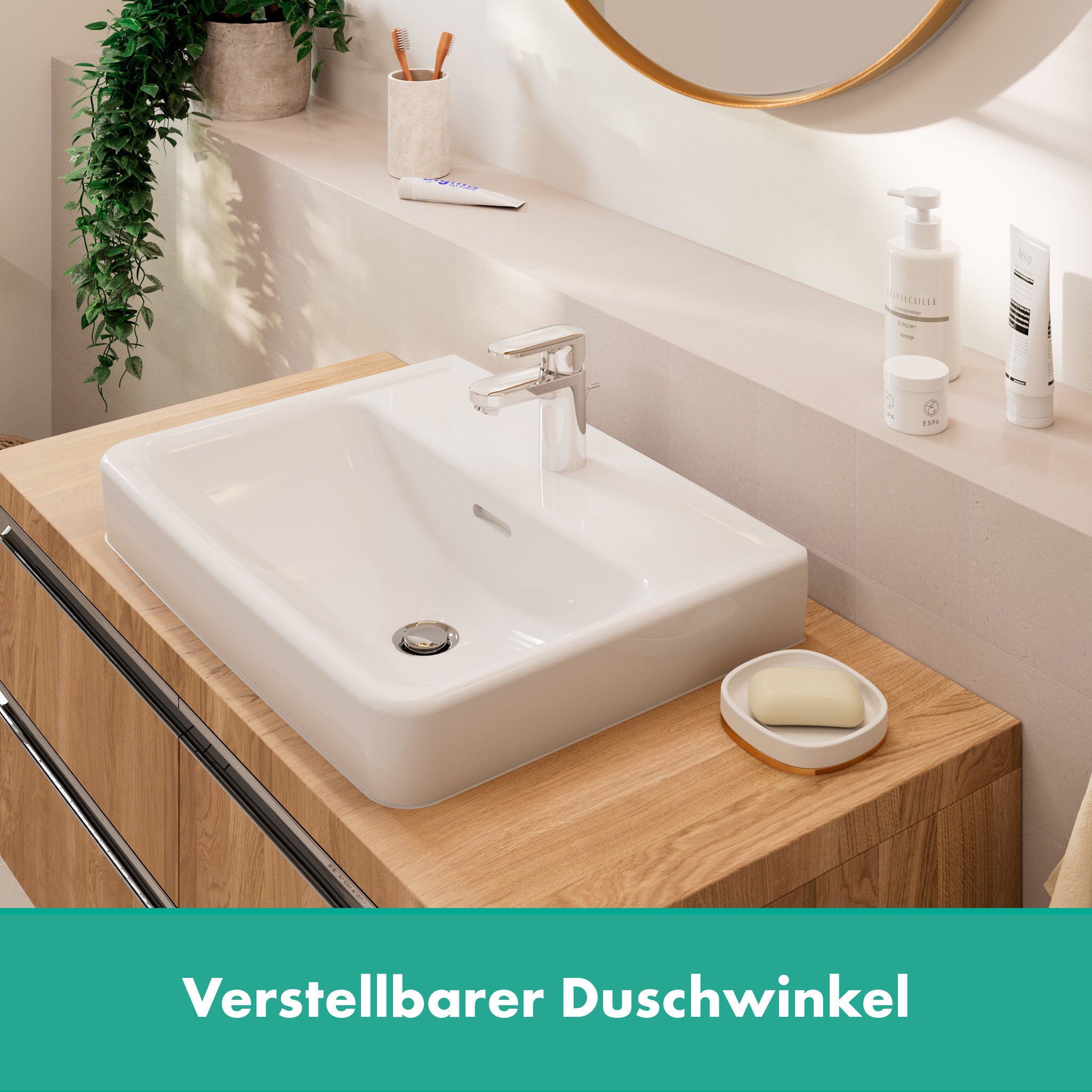Mitigeur de lavabo HANSGROHE Vernis Blend avec tirette et vidage synthétique chromé - 71550000 - 8