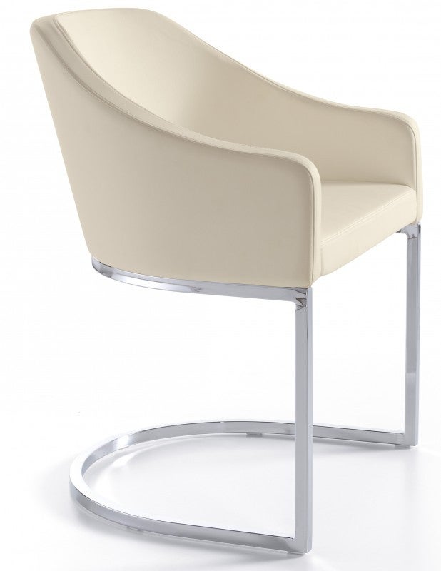 Sillón de diseño arka en piel sintética y patas de acero inoxidable - juego de 2-color aqua 18 topo oscuro