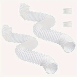 LASCO 03-4341 – Prolunga Per Scarico Lavello, Tubo Plastica Bianco 1-1/4'' X 15 Cm, Con Dado E Rondella
