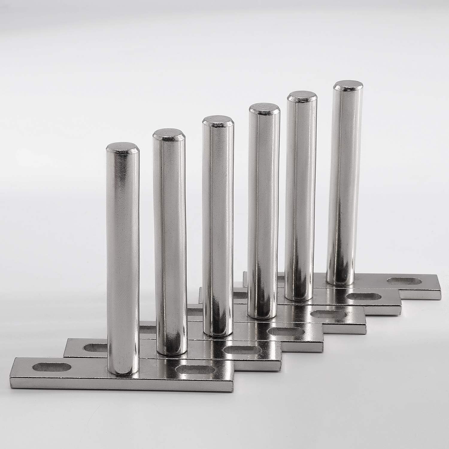 Staffa metallica monoblocco per il fissaggio della mensola sospesa; fissaggi nascosti da 7,6 cm per sostenere la mensola sospesa; staffa nascosta per - 4