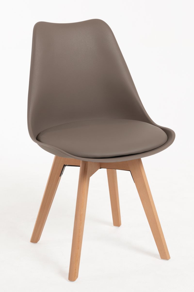 Pack 4 Sillas Synk Basic - Taupe - 4