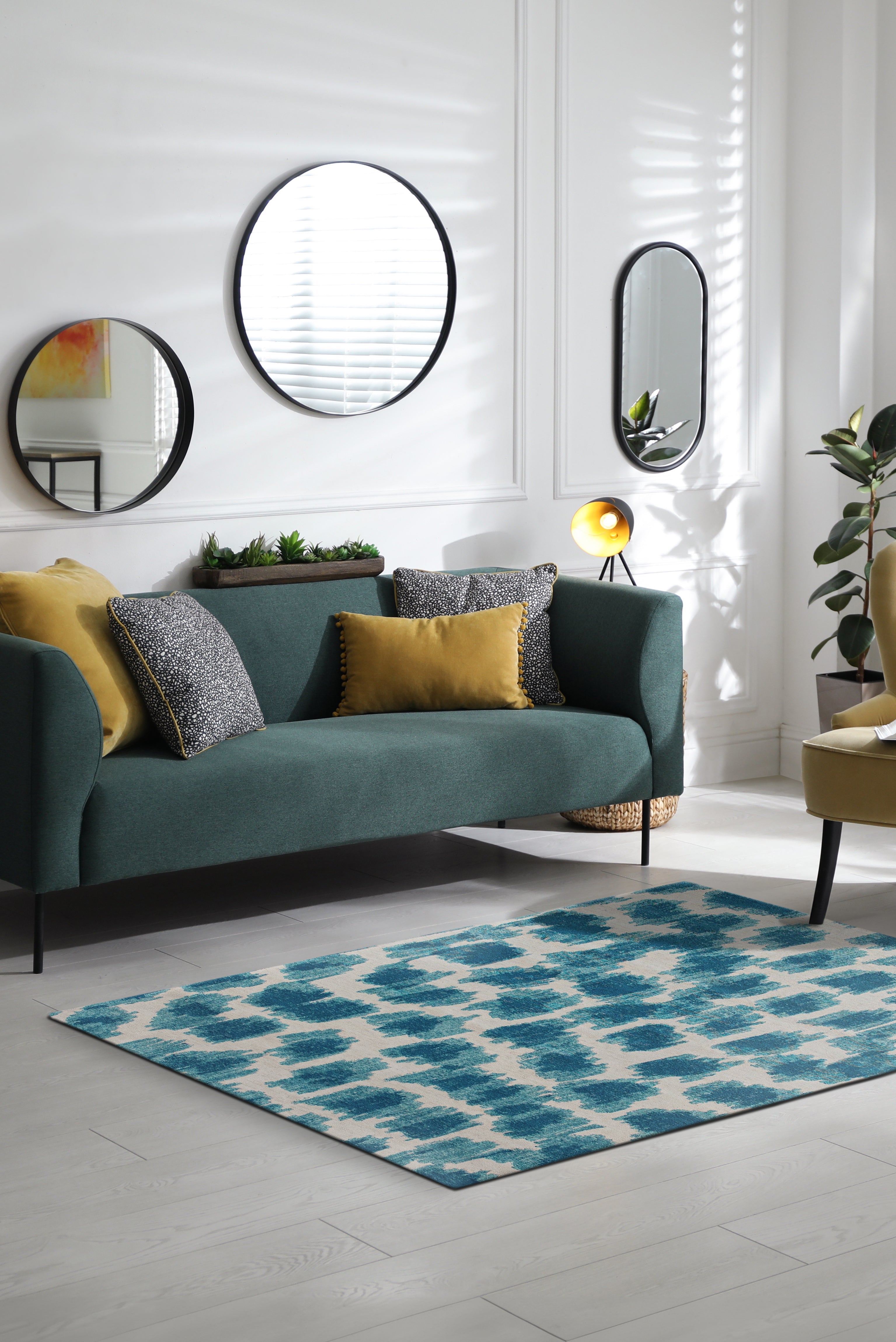 Tapis de salon moderne tissé plat TAKI 170x240 cm - 2