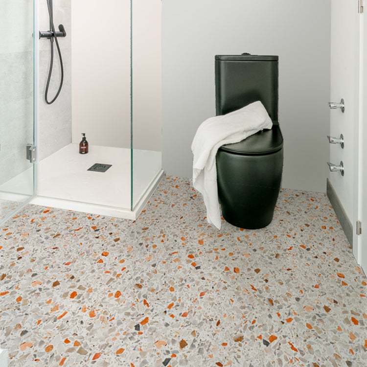Revêtement De Sol PVC TURVO Lisbonne - 2 M De Large, 2.5 Mm D'épaisseur - Couleur Gris - Vendue Au Mètre