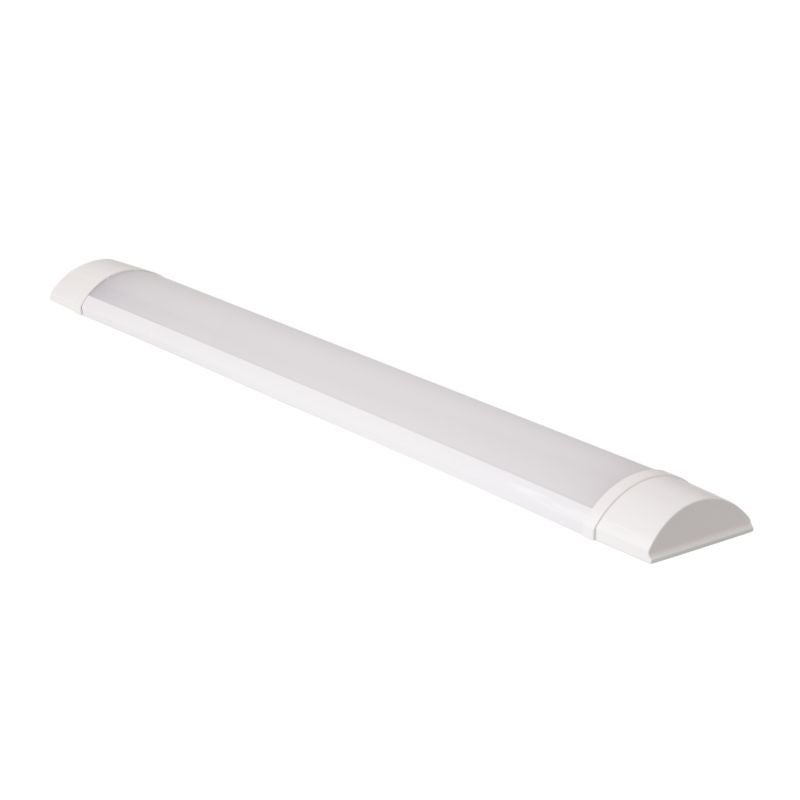 Lampa do garażu piwnicy LED BATTEN 20W 6500K 2400lm tworzywo sztuczne biała mleczny klosz wym:2,8x60x7,5cm IP20 Ecolight