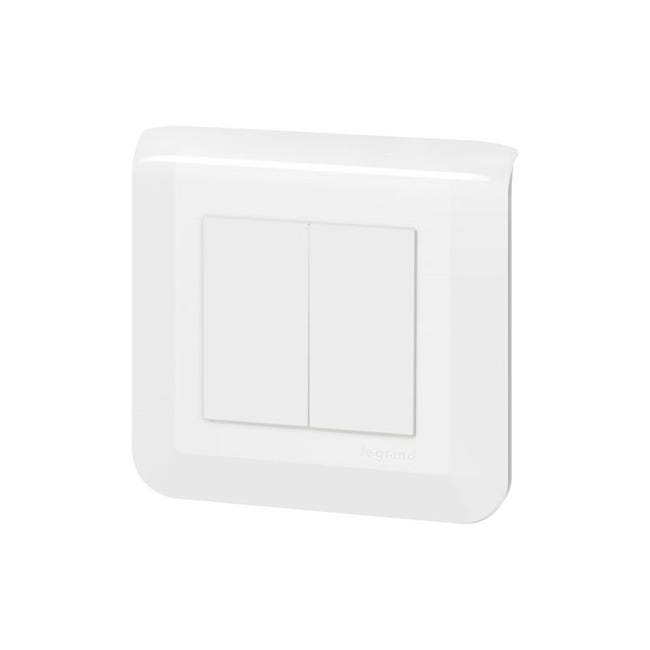 Legrand - plaque de finition verticale Mosaic pour 2 x 2 Legrand - plaque de finition verticale Mosaic pour 2 x 2