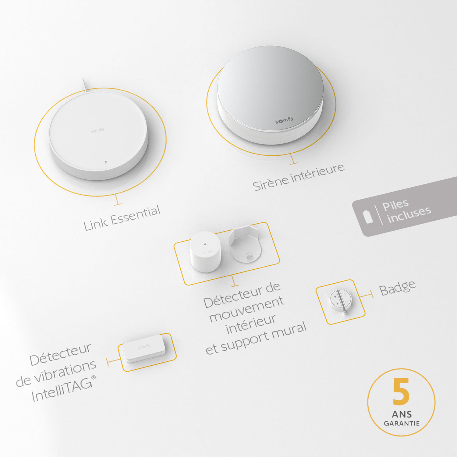 Somfy - Home Alarm Advanced - Alarme maison sans fil connectée - 2