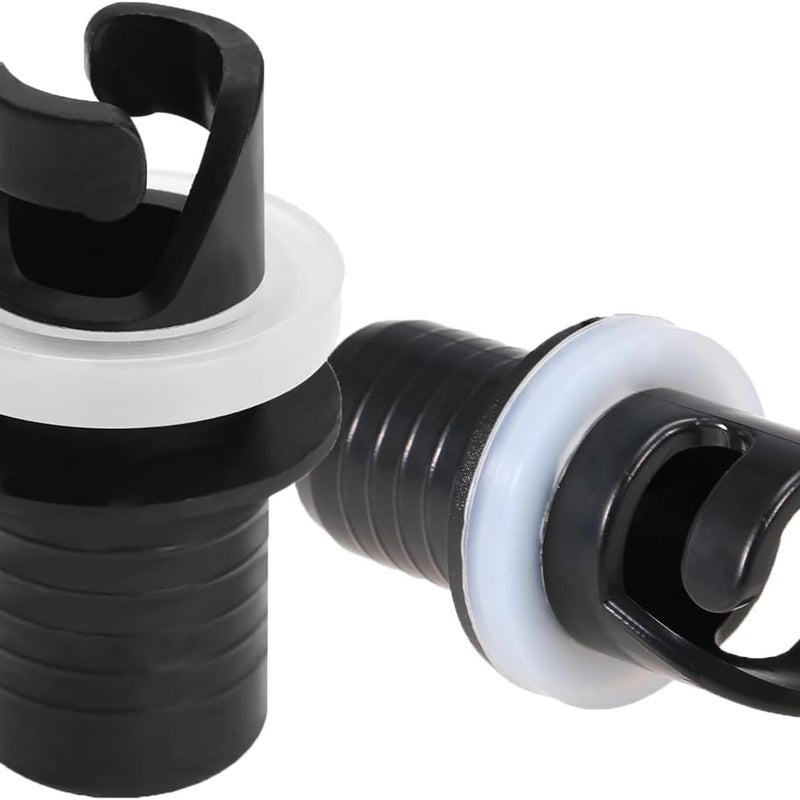 2-częściowy adapter węża pompki nożnej do łodzi - adapter zaworu HR do zaworów dmuchanych, adapter węża pompki do kajaka dmuchanego, plastikowy adapte