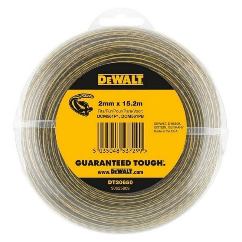 Recharge fil 2mm x 15.2m DEWALT pour coupe-bordure/ débrousailleuse - DT20650-QZ - 4