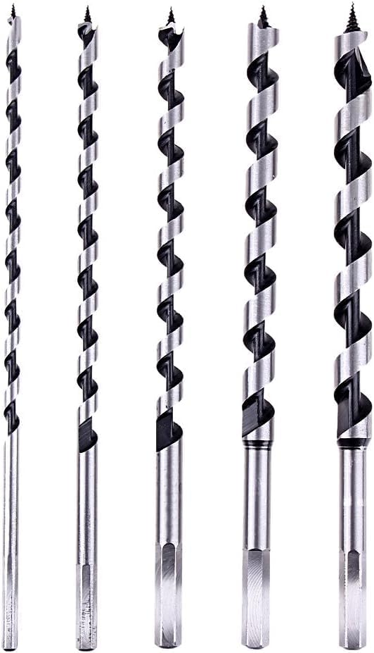 Jeu De 5 Forets étagés (Unibit) HSS - Taille 1/8 à 1-3/8 Pouces, Queue Hexagonale, Revêtement Nitrure
