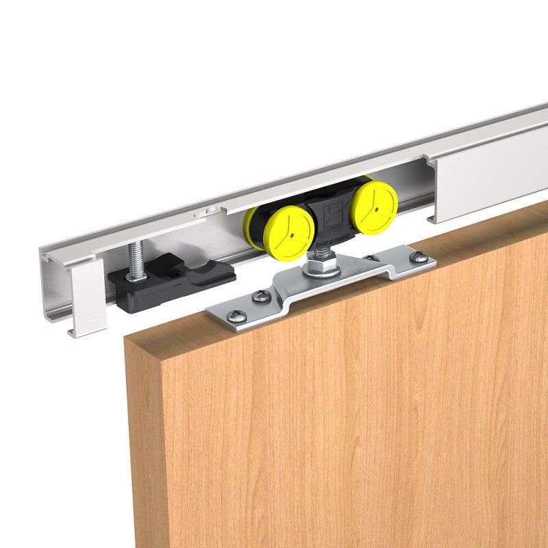 Système coulissant SLID'UP 1100 pour une porte de séparation - 2 rails raccordables 1 m - 80 kg - 4