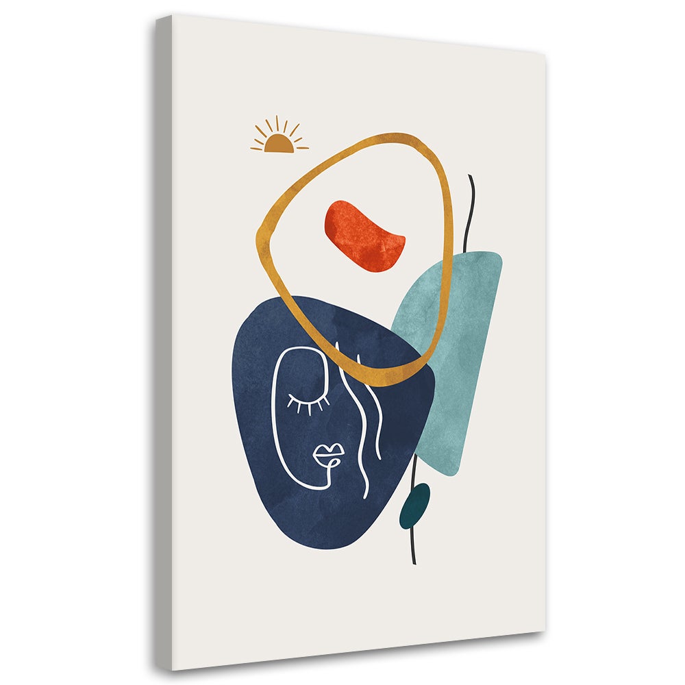 Obraz na płótnie, Symbole i kształty boho 70x100