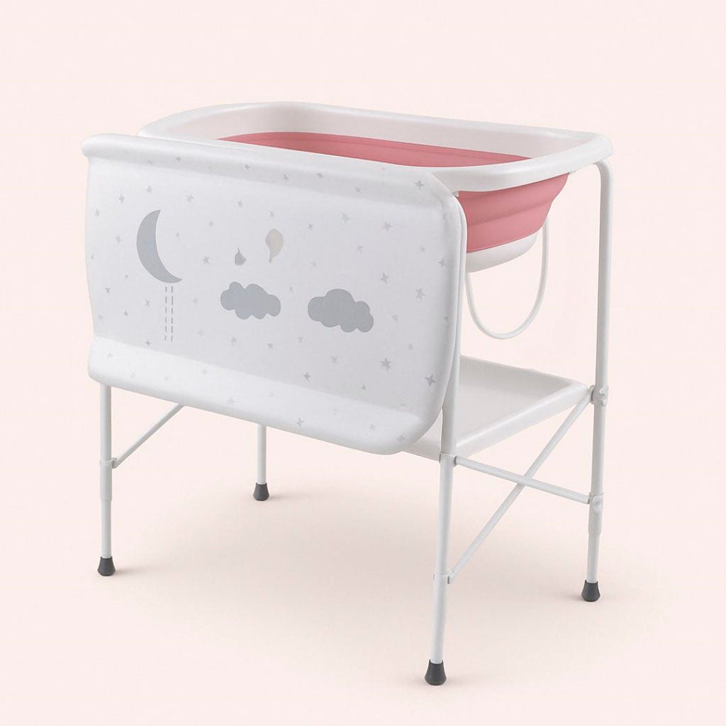 Baignoire Bébé Pliable Portable – Pour 0 à 6 Ans – Valve De Vidange – Économie D’espace – Isolation Thermique – Pour Douche, Jardin, Voyages - 5