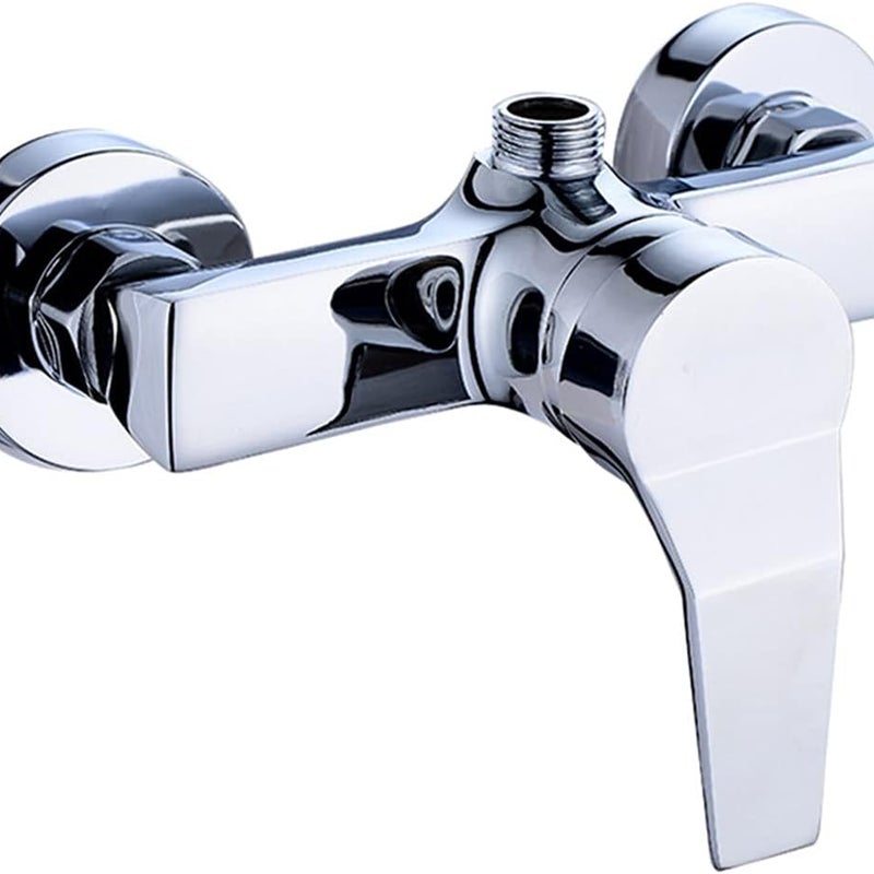 Bateria łazienkowa z mieszaczem i prysznicem, bateria do ciepłej i zimnej wody z akcesoriami, uniwersalny interfejs G1/2