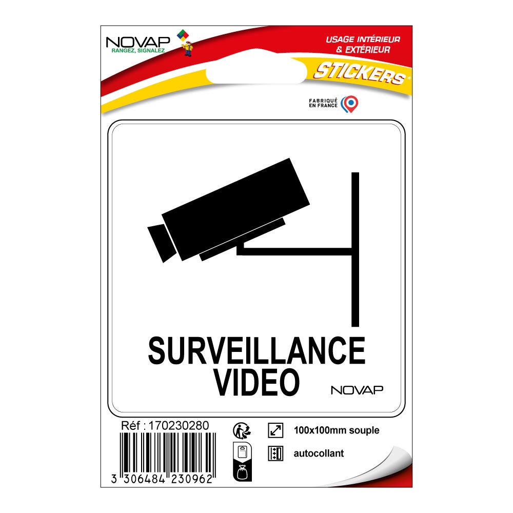Self Service Sticker Camera Stickers adhésif - Surveillance vidéo - 4230962 | Leroy Merlin