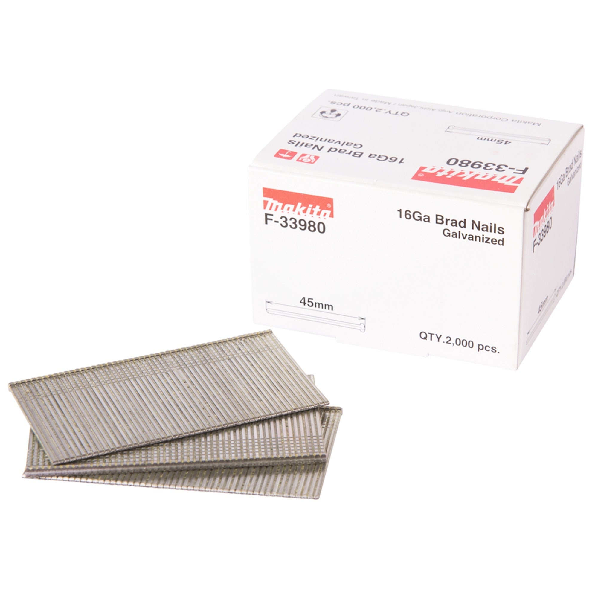 Makita f-33980 45 mm 16 GA 2000 BRAD nail – multicolore