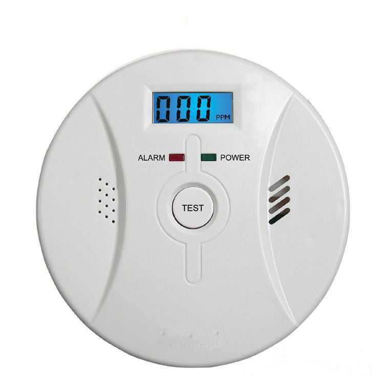 Detektor tlenku węgla z wyświetlaczem LCD, głośny alarm 85 dB, 4,5 cala x 1,5 cala