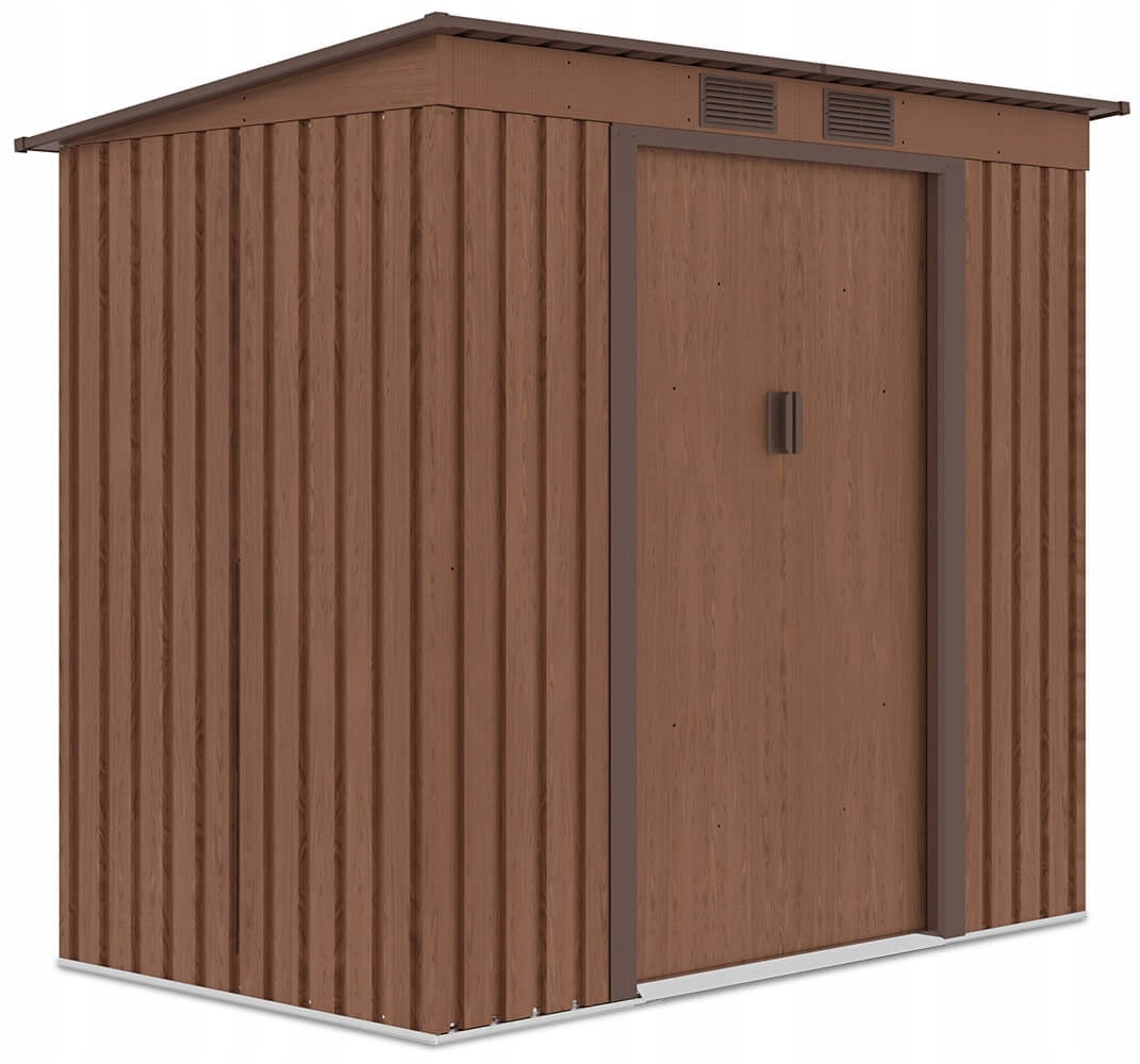 Domek Ogrodowy Narzędziowy na Narzędzia Szopa OREGON 201x121cm Metalowy 1 szt