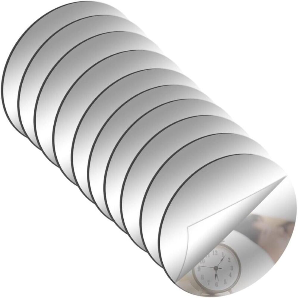 Lot De Miroirs Pour Travaux Manuels - 12 Formes, Tailles Moyennes Et Petites - Pour Art Lippan, Bijoux, Déco - Avec Colle Tissu