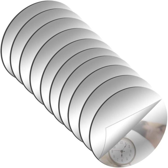 Lot De Miroirs Pour Travaux Manuels - 12 Formes, Tailles Moyennes Et Petites - Pour Art Lippan, Bijoux, Déco - Avec Colle Tissu