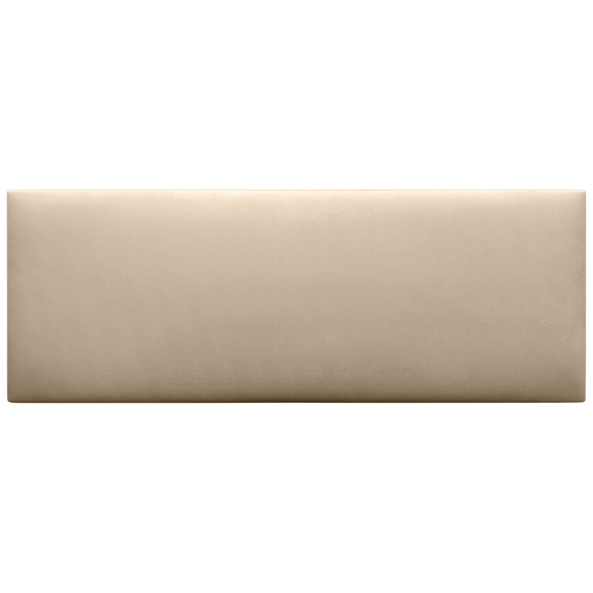 DHOME Cabecero de Polipiel Liso cabeceros Cabezal tapizado Cama (Polipiel Champán, 135cm (Camas 120/135/140)) - 3