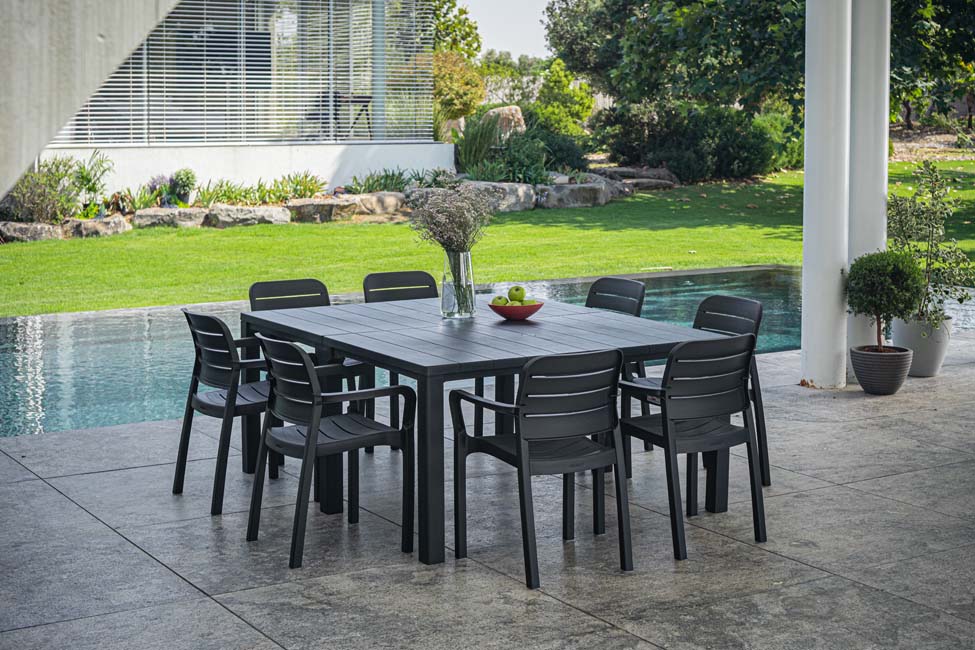 Chaise de jardin Tisara - Lot de 6 - Graphite - KETER - 3