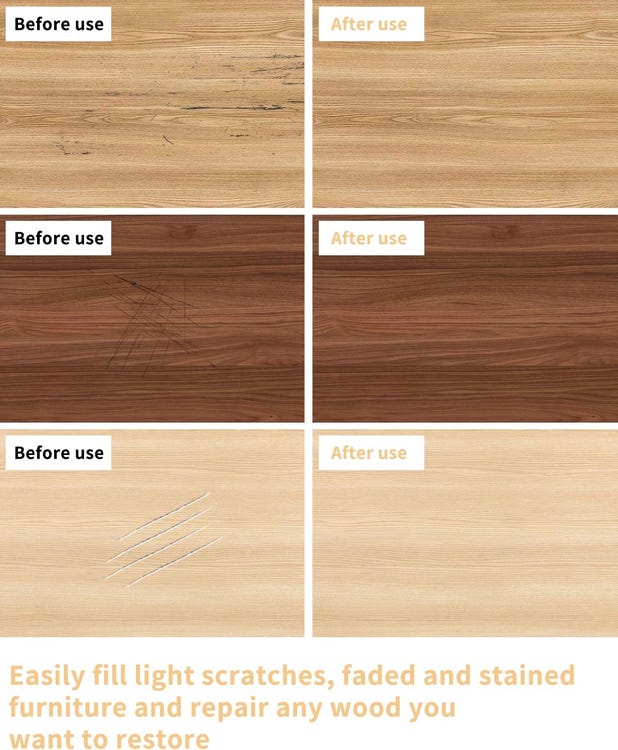 Kit de Réparation Parquet Bois -11 Blocs de Cire de Couleurs Variées - Réparez facilement vos sols stratifiés,laminés ou en bois avec ce kit pratique. - 6