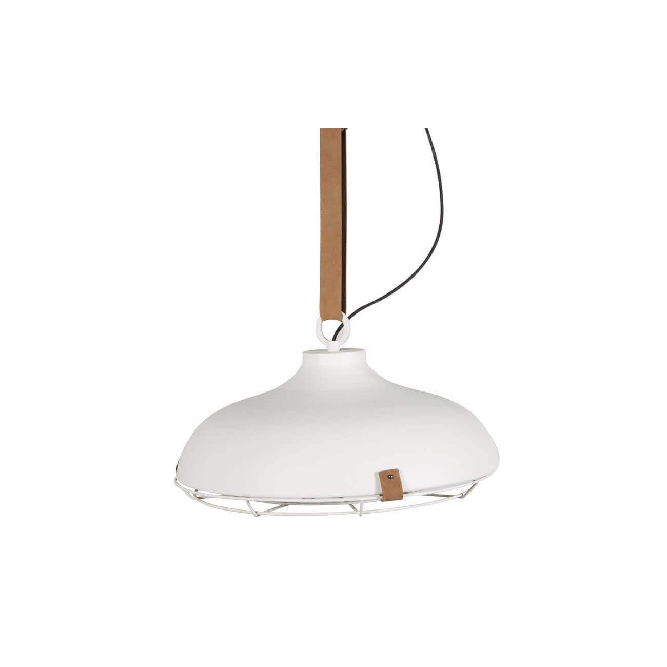 Suspension DKD Home Decor Blanc Marron Clair 220 V 50 W (38 x 38 x 75 cm) main image 1
