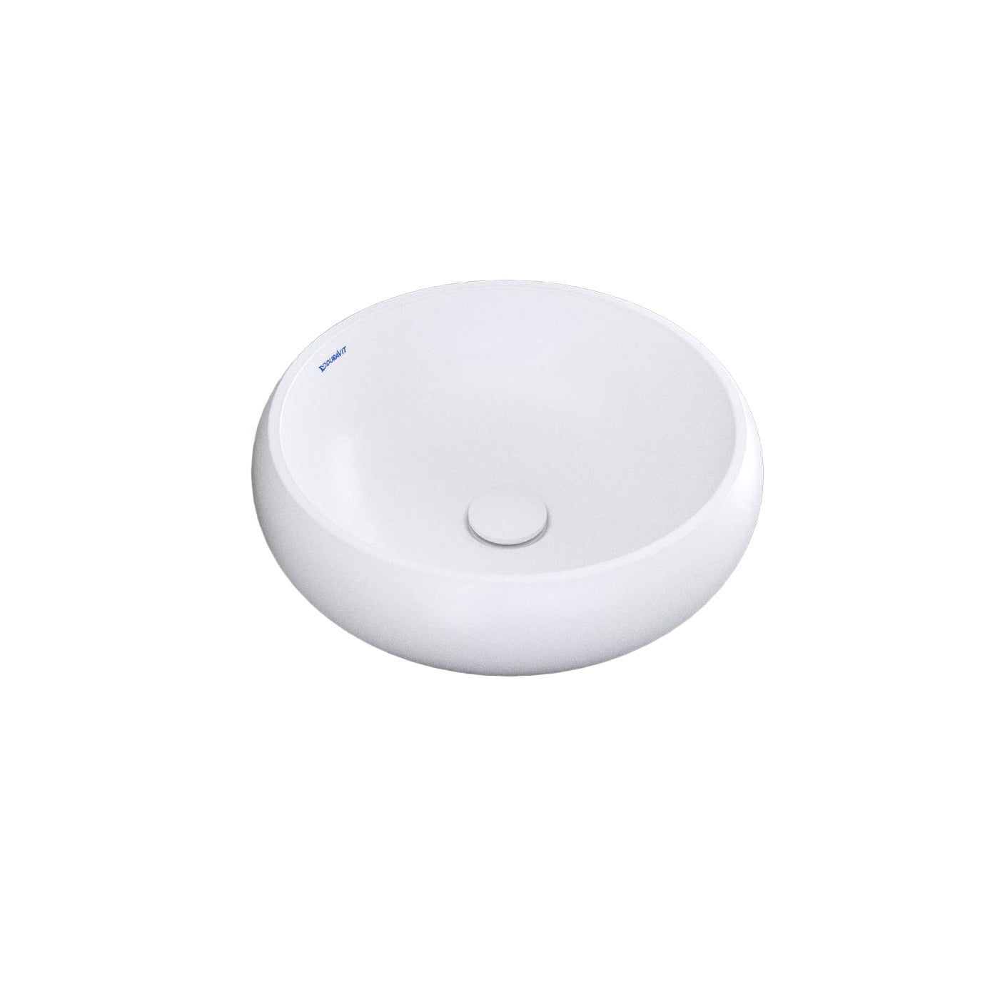 DURAVIT Umywalka nablatowa Duravit DuraVolo - Odlew mineralny - Ø 40 cm - Kolor biały mat