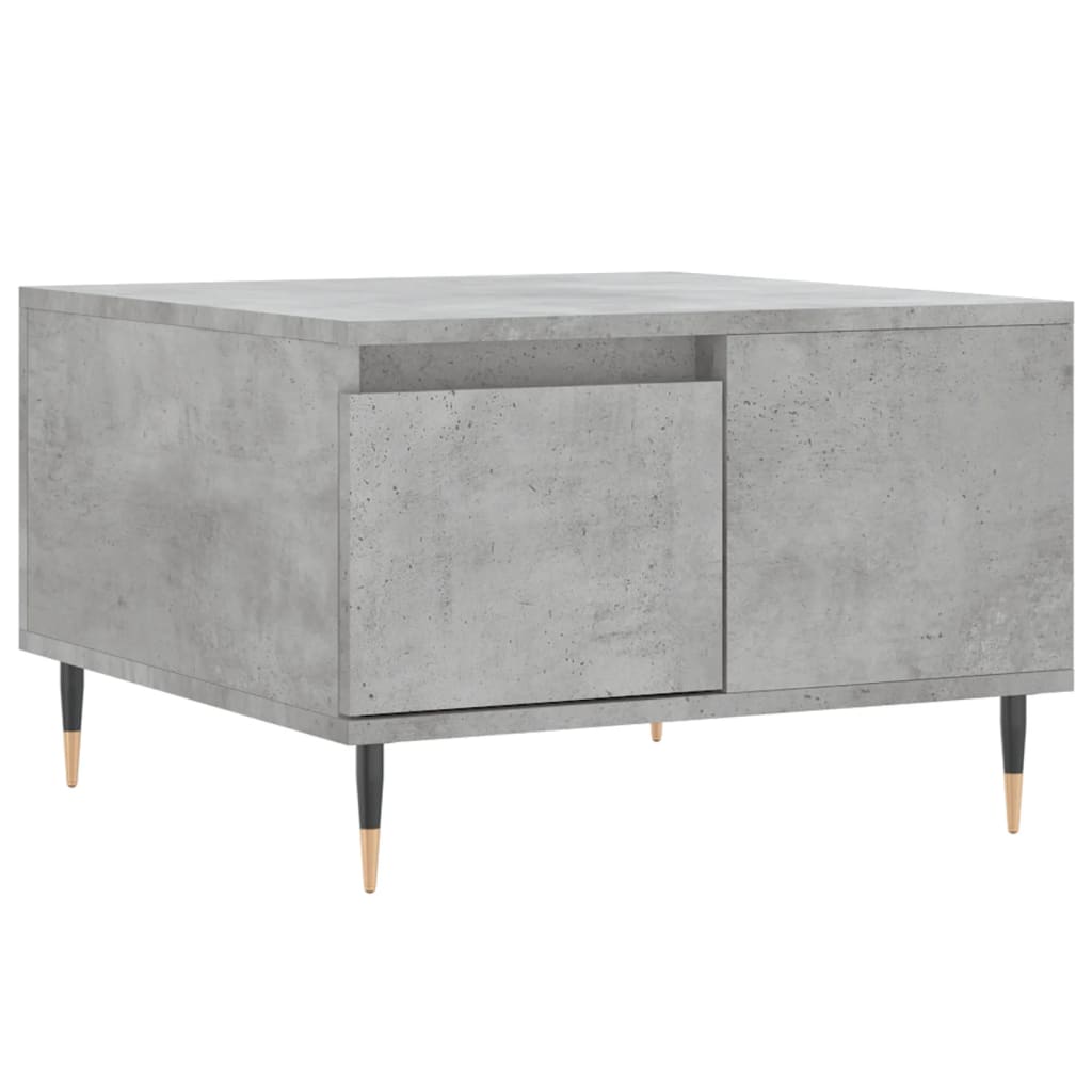 Table D'Appoint Pliante Rectangulaire Gris - Bois & Aluminium - 48x38x66 Cm - Pour Intérieur & Jardin - 9