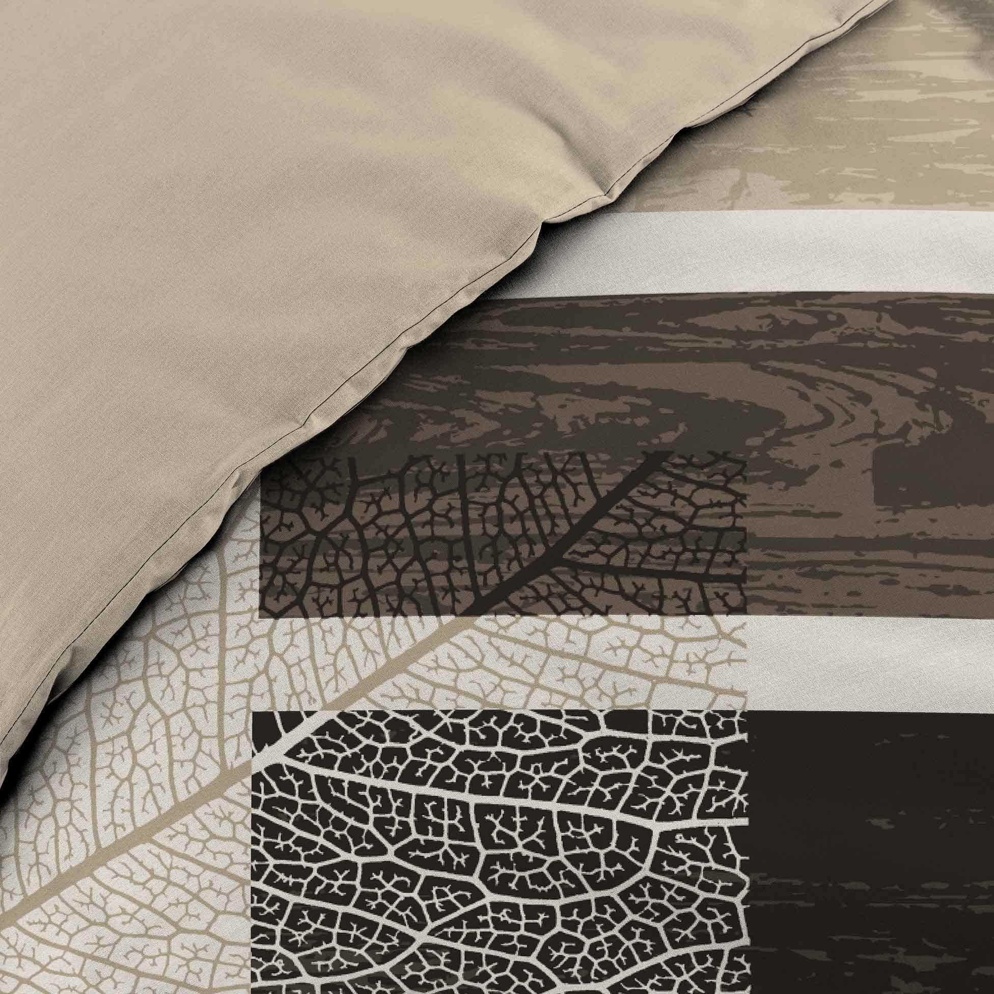 DOUCEUR D'INTERIEUR, Parure de lit avec 2 taies d'oreiller, Coton, Imprimé, So Natural - 6