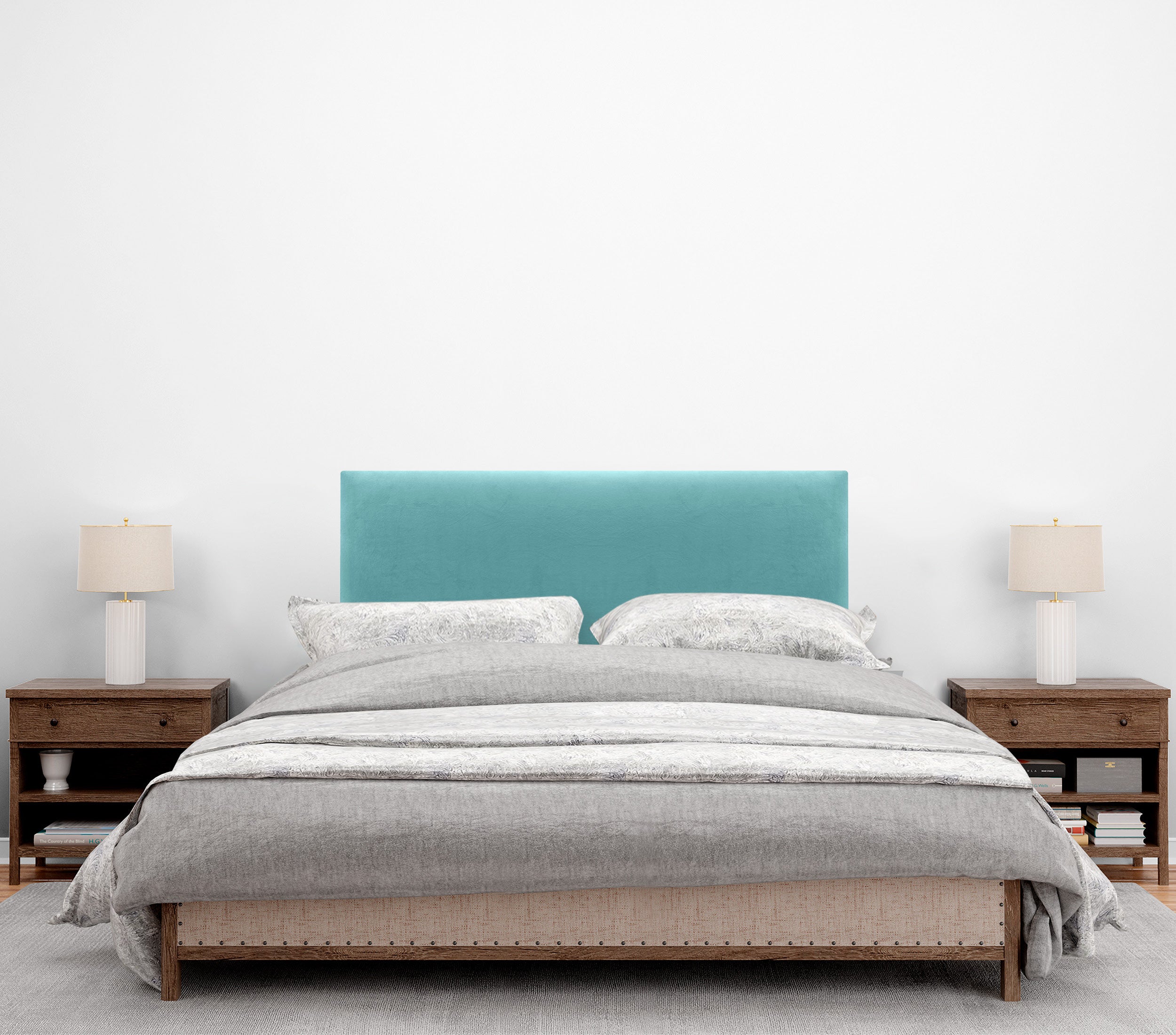 Testiera Letto AQUALINE Pro - Imbottita, 160x105cm, Similpelle Beige, Con Gambe E Bottoni - Foto 14