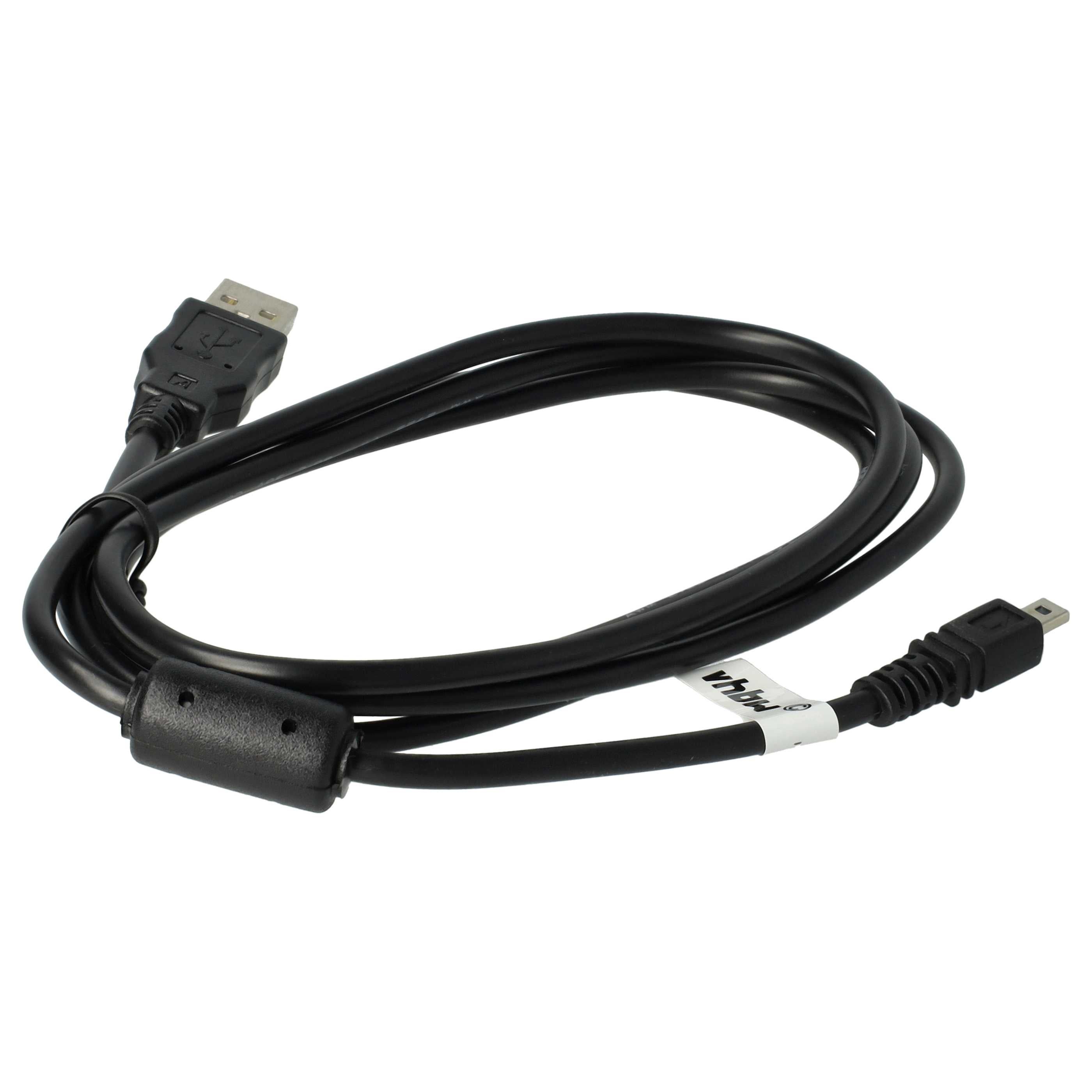vhbw Câble USB (Standard USB Type A) 150cm compatible avec Panasonic Lumix DMC-L10, DMC-LS60, DMC-LS65, DMC-LS70, DMC-LS75, DMC-LZ6 appareil photo - 2