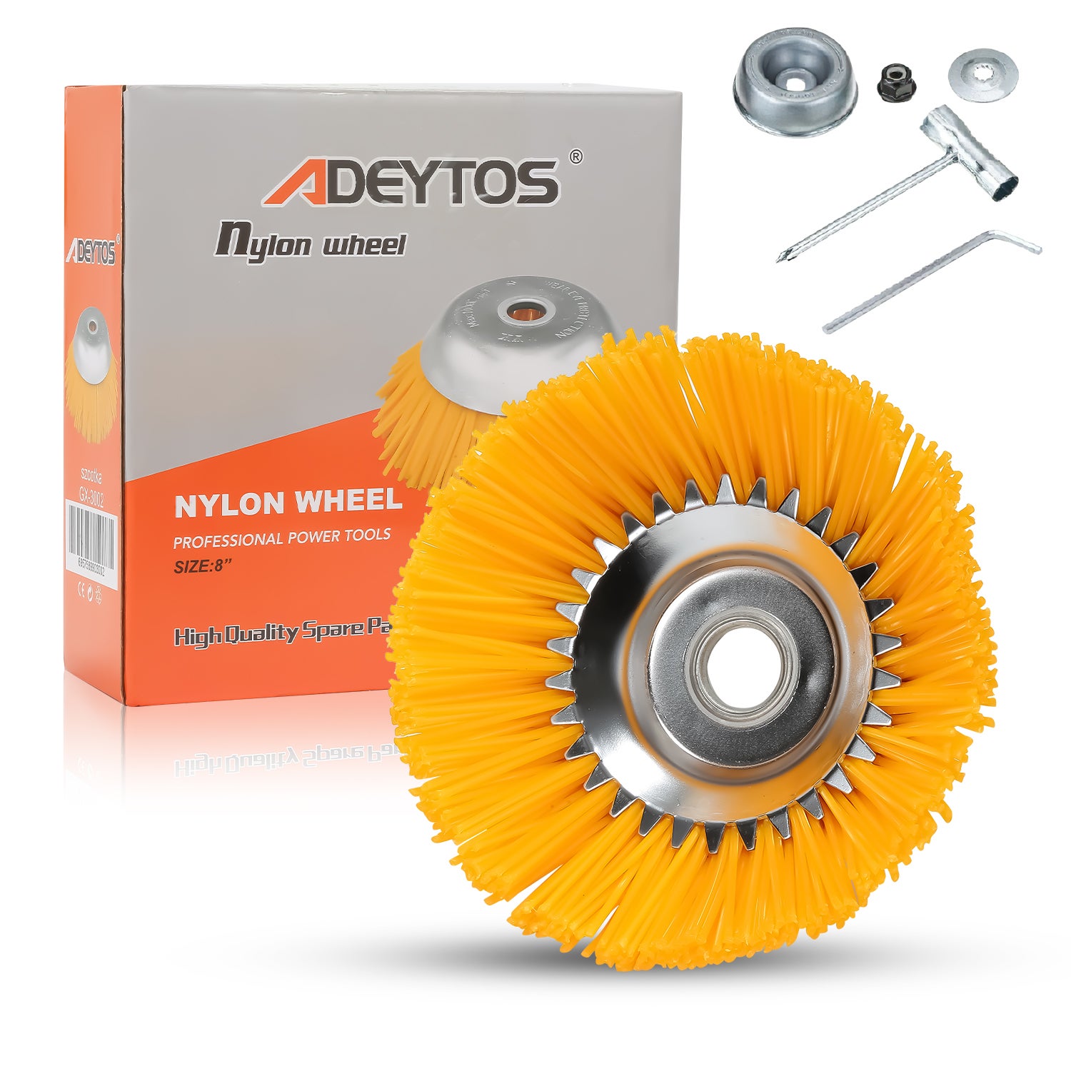 Spazzola Decespugliatore In Acciaio, Per Erbacce, Pulizia