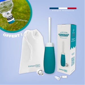 Bidet Portable pour Toilette Intime avec deux embouts ajustables - Marque Française - 400 ml - Douchette de Voyage et Post-accouchement