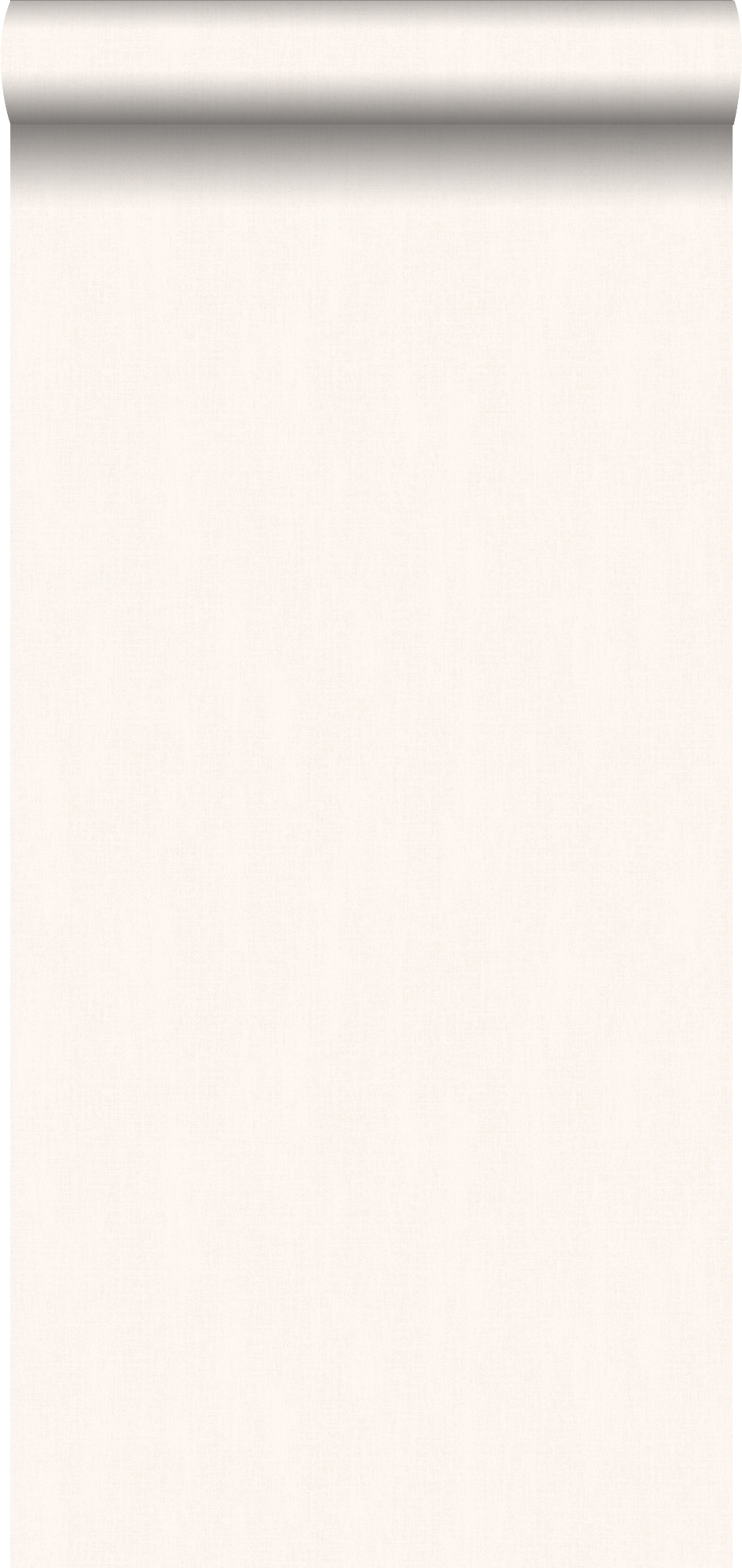 Papel pintado liso efecto lino beige - 53 cm x 10,05 m - estahome