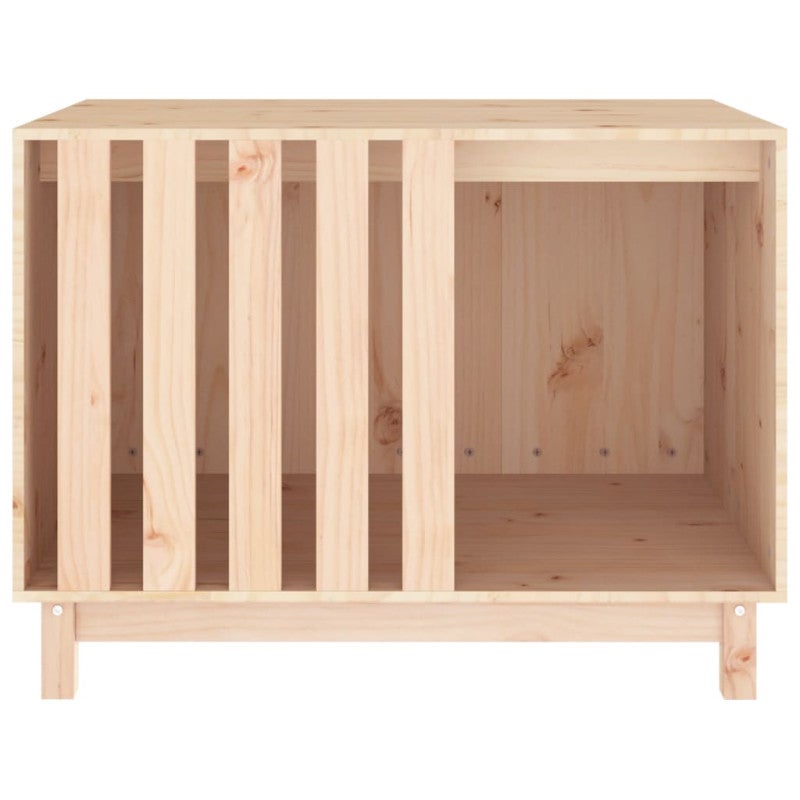 Caseta para perros madera maciza de pino 90x60x67 cm vidaXL - 5